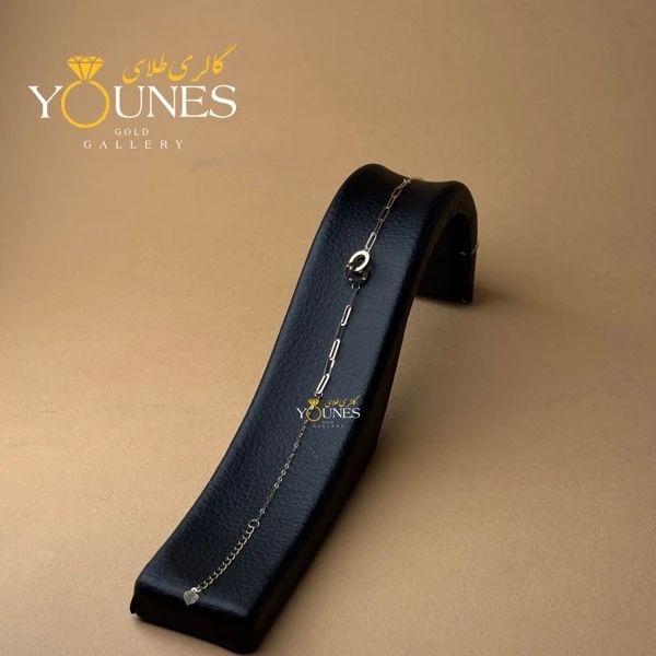 تصویر دوم دستبند تمام طلای هرمس